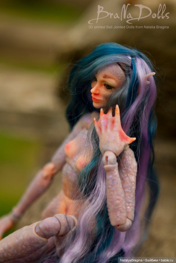Новые русалки 3 — Авторские шарнирные куклы своими руками: лепка (фото 4)