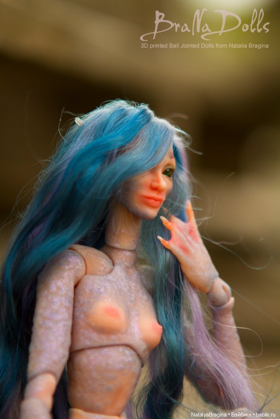 Новые русалки 3 — Авторские шарнирные куклы своими руками: лепка (фото 6)