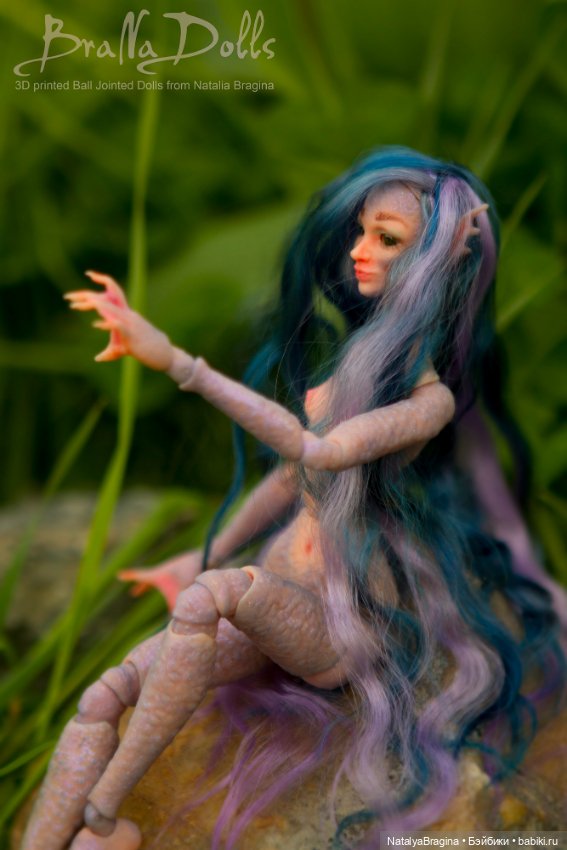 Новые русалки 3 — Авторские шарнирные куклы своими руками: лепка