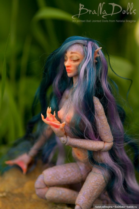 Новые русалки 3 — Авторские шарнирные куклы своими руками: лепка