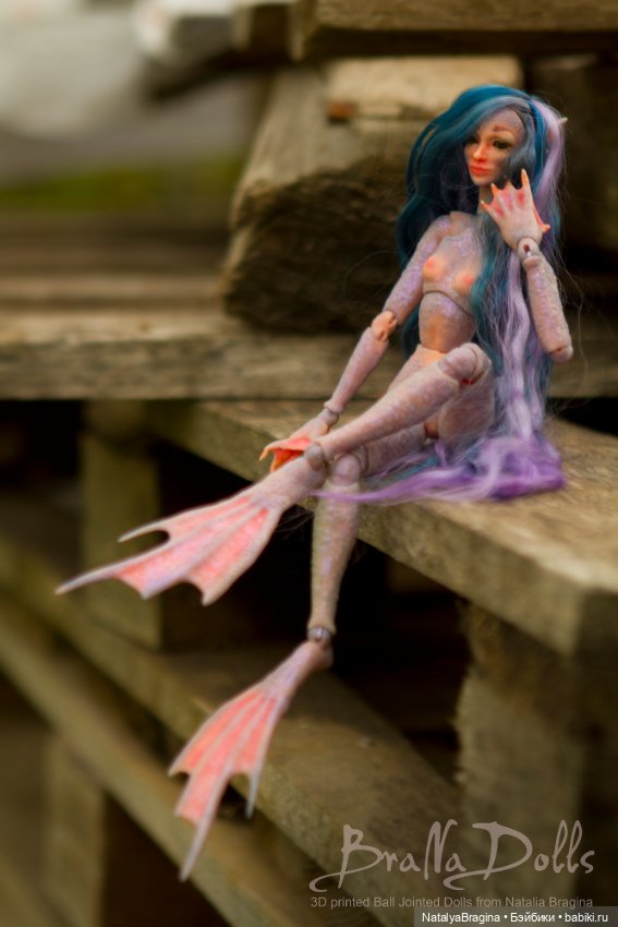 Новые русалки 3 — Авторские шарнирные куклы своими руками: лепка (фото 2)