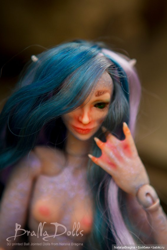 Новые русалки 3 — Авторские шарнирные куклы своими руками: лепка (фото 9)