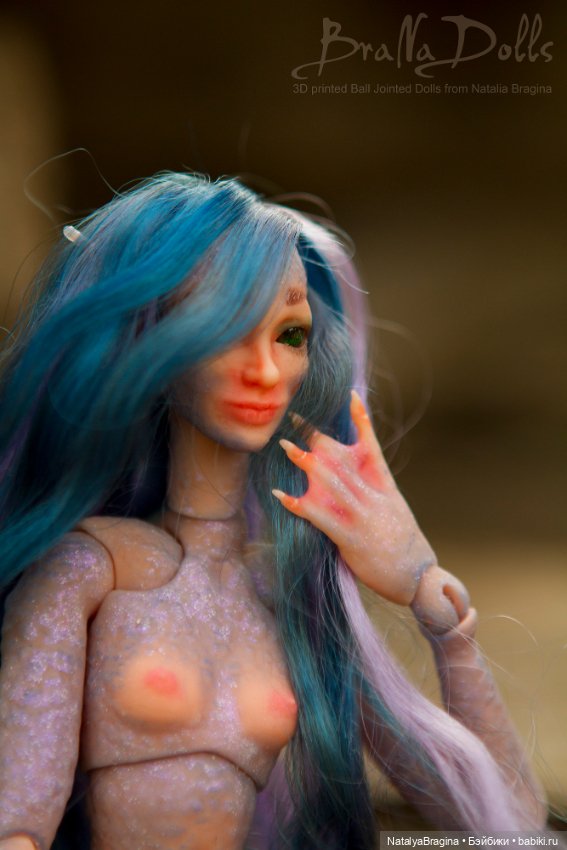 Новые русалки 3 — Авторские шарнирные куклы своими руками: лепка (фото 8)