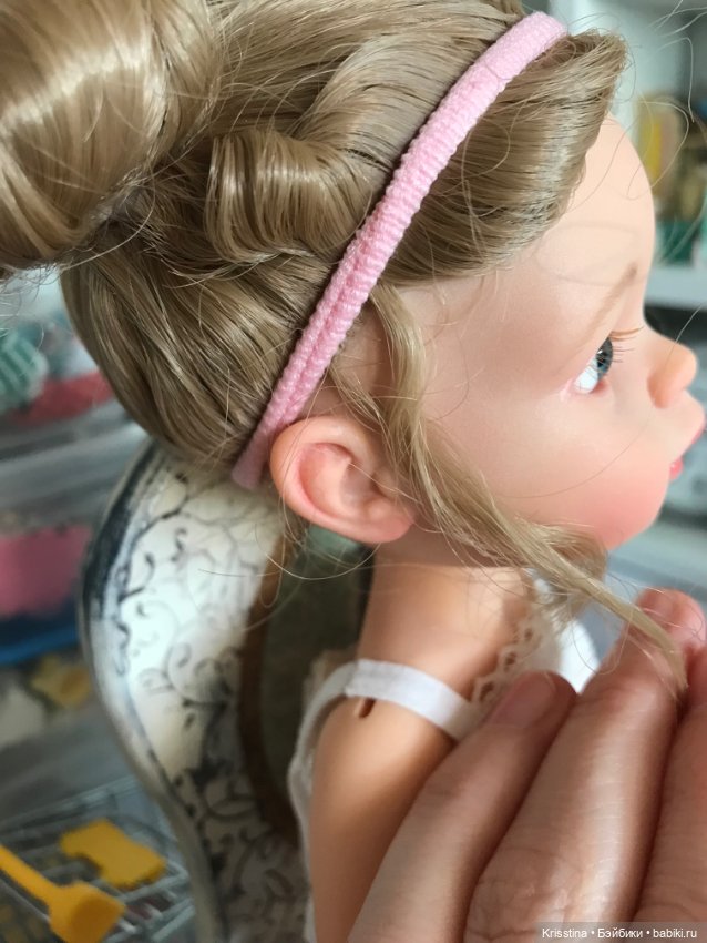 Нежная Миланочка — ООАК Paola Reina (Паола Рейна) и испанских кукол: перерисовка (фото 5)