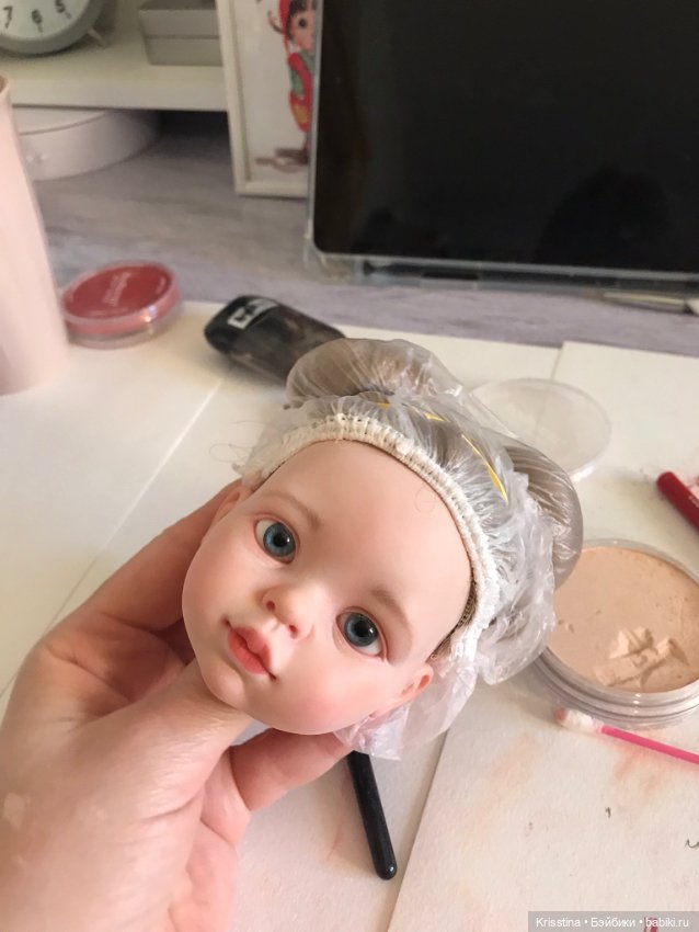 Нежная Миланочка — ООАК Paola Reina (Паола Рейна) и испанских кукол: перерисовка (фото 3)