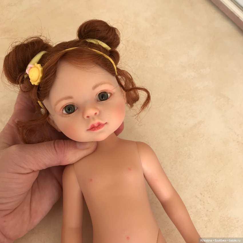 Солнечная Полинка — ООАК Paola Reina (Паола Рейна) и испанских кукол: перерисовка (фото 8)