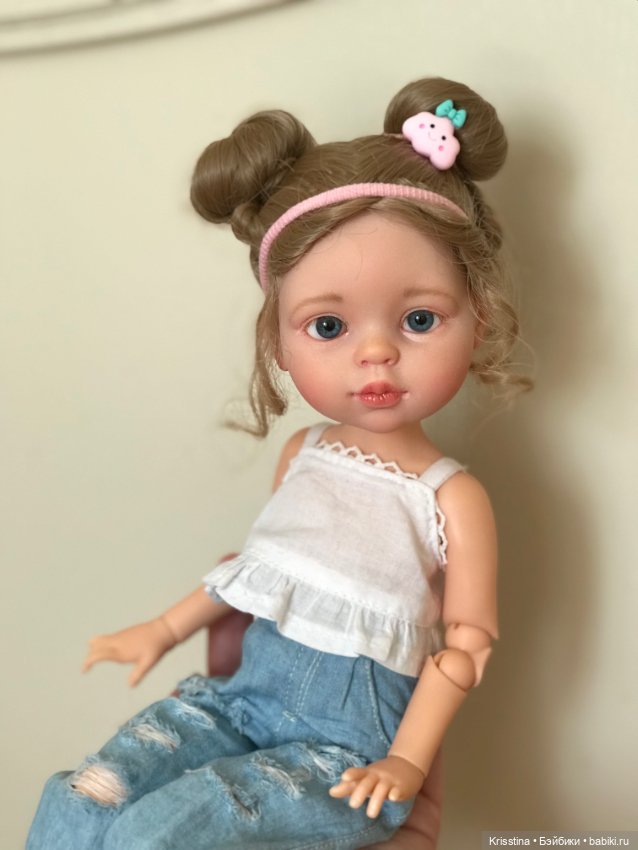 Нежная Миланочка — ООАК Paola Reina (Паола Рейна) и испанских кукол: перерисовка (фото 7)