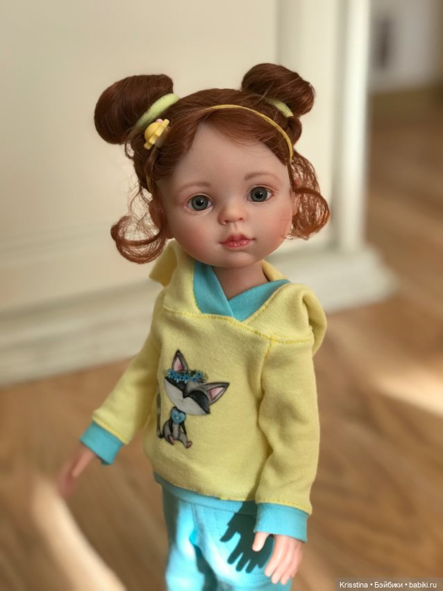 Солнечная Полинка — ООАК Paola Reina (Паола Рейна) и испанских кукол: перерисовка (фото 9)