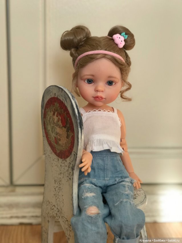 Нежная Миланочка — ООАК Paola Reina (Паола Рейна) и испанских кукол: перерисовка (фото 8)