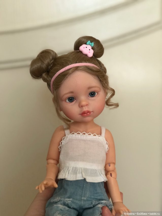 Нежная Миланочка — ООАК Paola Reina (Паола Рейна) и испанских кукол: перерисовка (фото 9)