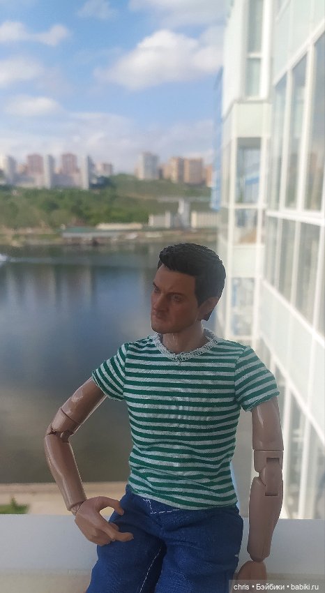 Шелл. Вести с Изнанки. Пора цветения. Портретная экшен кукла актера Джереми Реннера