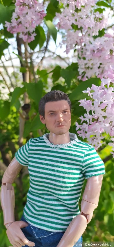 Шелл. Вести с Изнанки. Пора цветения. Портретная экшен кукла актера Джереми Реннера (фото 3)