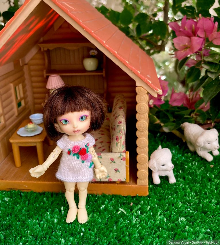 Цветочные платья 1/12 — Одежда и обувь для кукол своими руками: фото (фото 7)