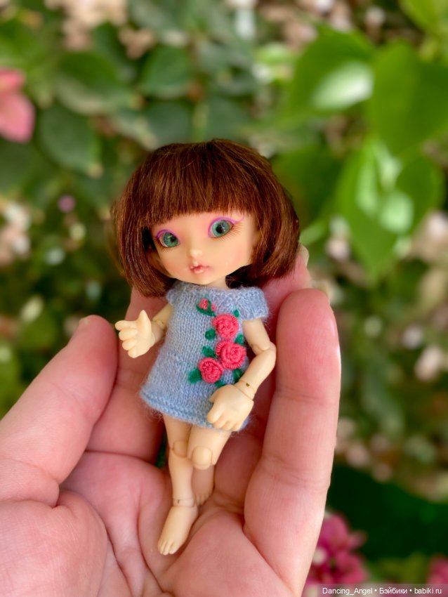 Цветочные платья 1/12 — Одежда и обувь для кукол своими руками: фото (фото 4)
