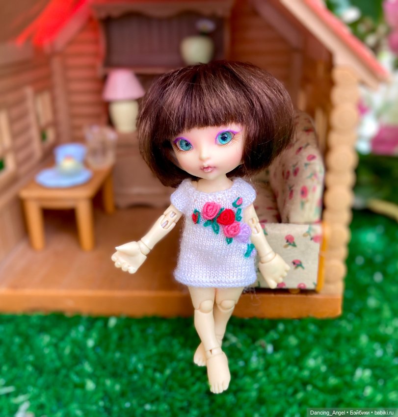 Цветочные платья 1/12 — Одежда и обувь для кукол своими руками: фото (фото 5)
