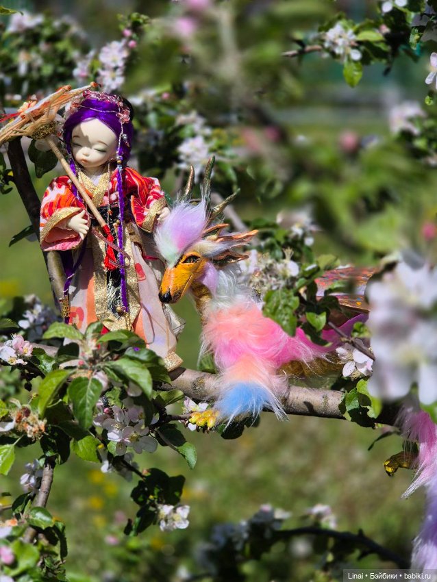 Дракон и "сакура" — Куклы Fairyland (ФэйриЛэнд): BJD (БЖД) (фото 10)