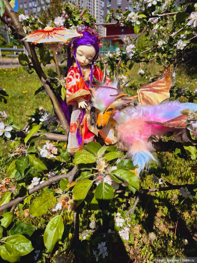 Дракон и "сакура" — Куклы Fairyland (ФэйриЛэнд): BJD (БЖД)