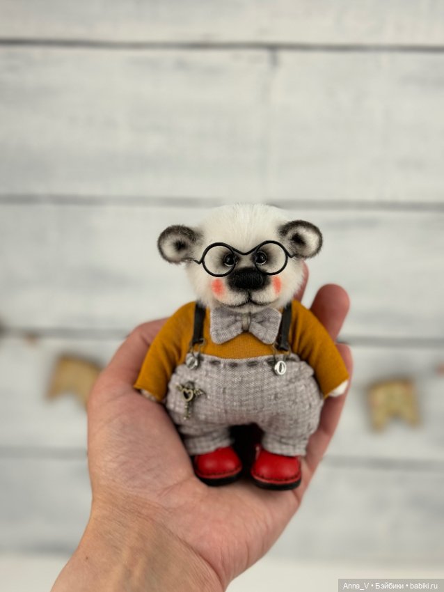 Тедди мишка Крис — Авторские мишки Тедди и друзья: фото (фото 2)