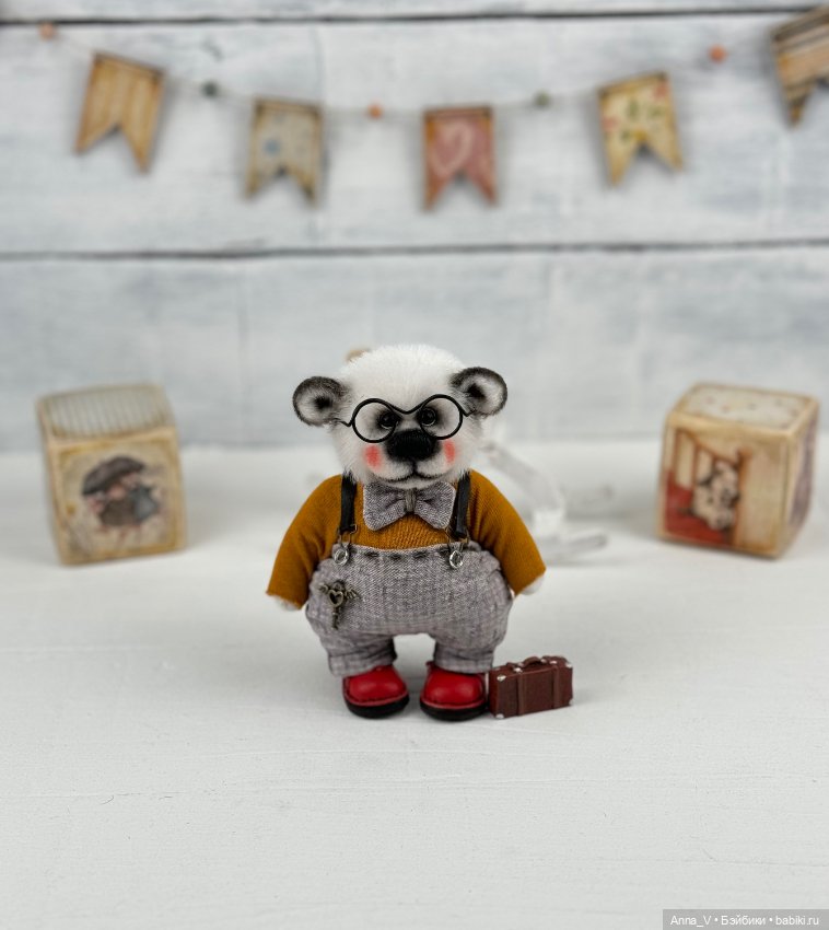 Тедди мишка Крис — Авторские мишки Тедди и друзья: фото (фото 5)