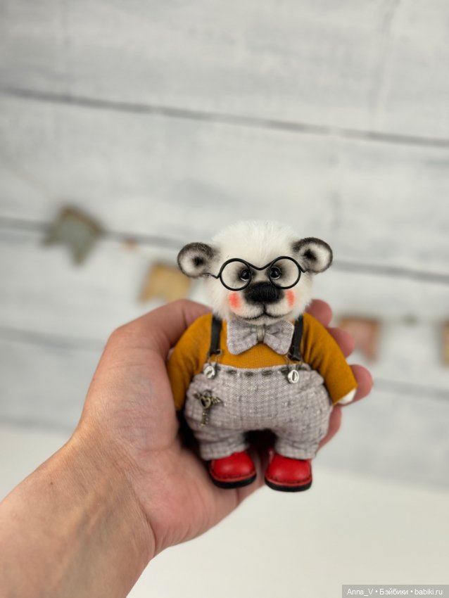 Тедди мишка Крис — Авторские мишки Тедди и друзья: фото (фото 3)