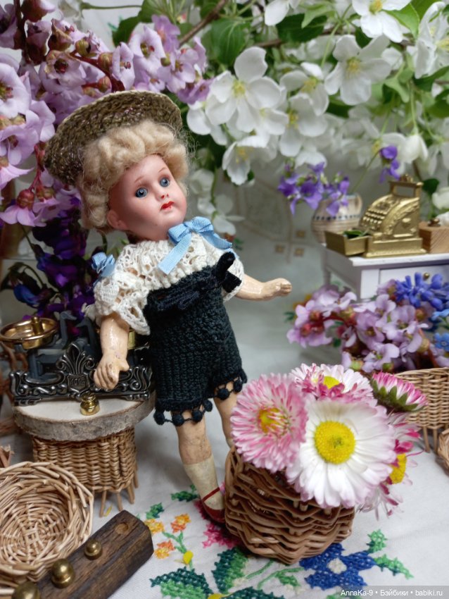Цветочный магазин Тюлип — Антикварные куклы Mignonette (Миньонетта): карманные