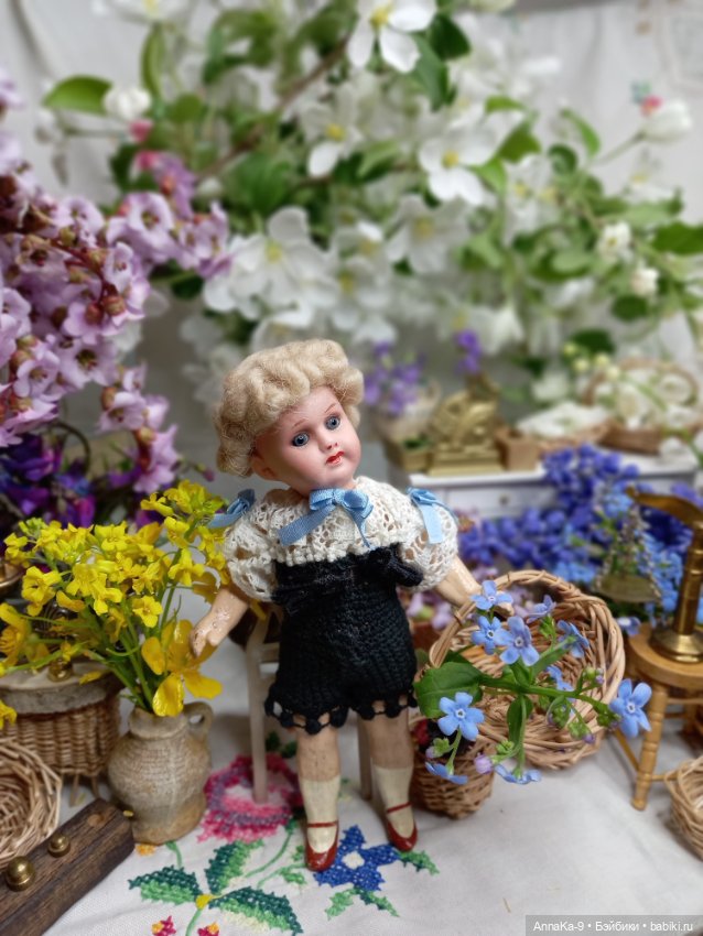 Цветочный магазин Тюлип — Антикварные куклы Mignonette (Миньонетта): карманные