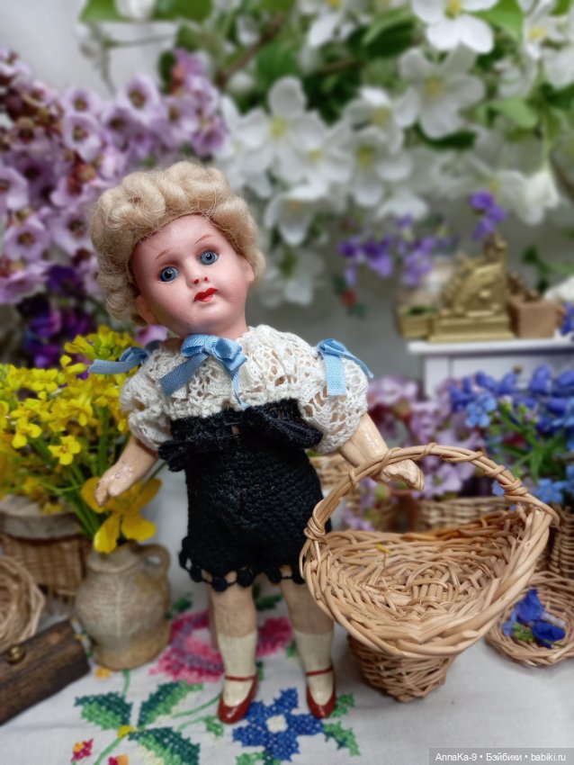 Цветочный магазин Тюлип — Антикварные куклы Mignonette (Миньонетта): карманные (фото 10)