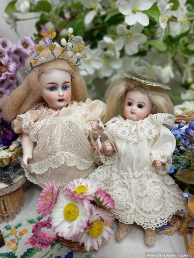 Цветочный магазин Тюлип — Антикварные куклы Mignonette (Миньонетта): карманные