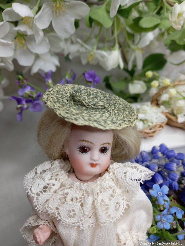 Цветочный магазин Тюлип — Антикварные куклы Mignonette (Миньонетта): карманные (фото 2)