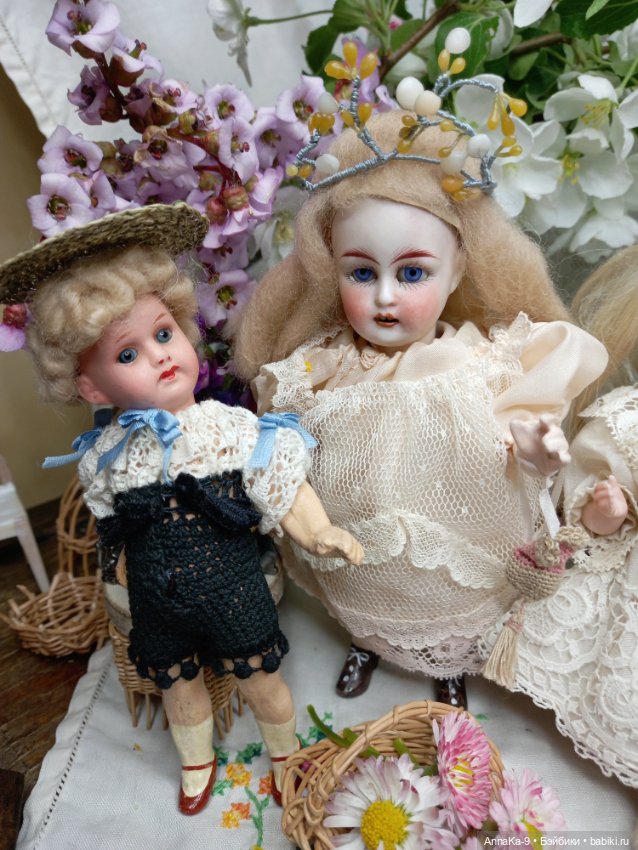 Цветочный магазин Тюлип — Антикварные куклы Mignonette (Миньонетта): карманные