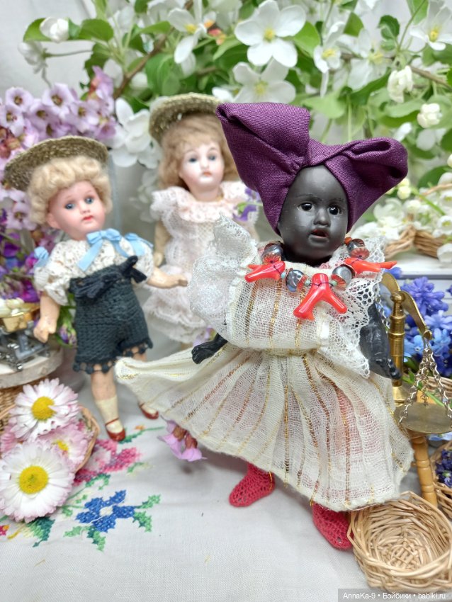 Цветочный магазин Тюлип — Антикварные куклы Mignonette (Миньонетта): карманные