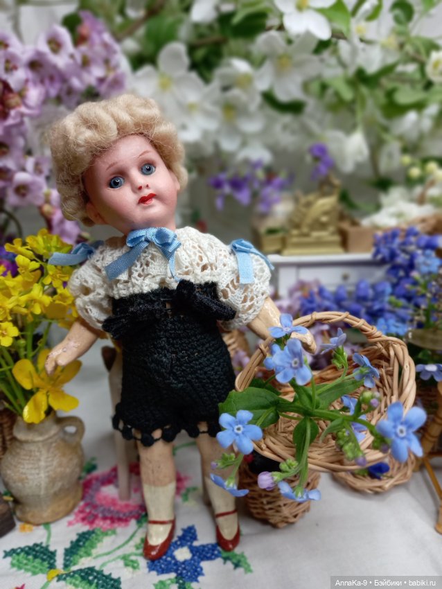 Цветочный магазин Тюлип — Антикварные куклы Mignonette (Миньонетта): карманные