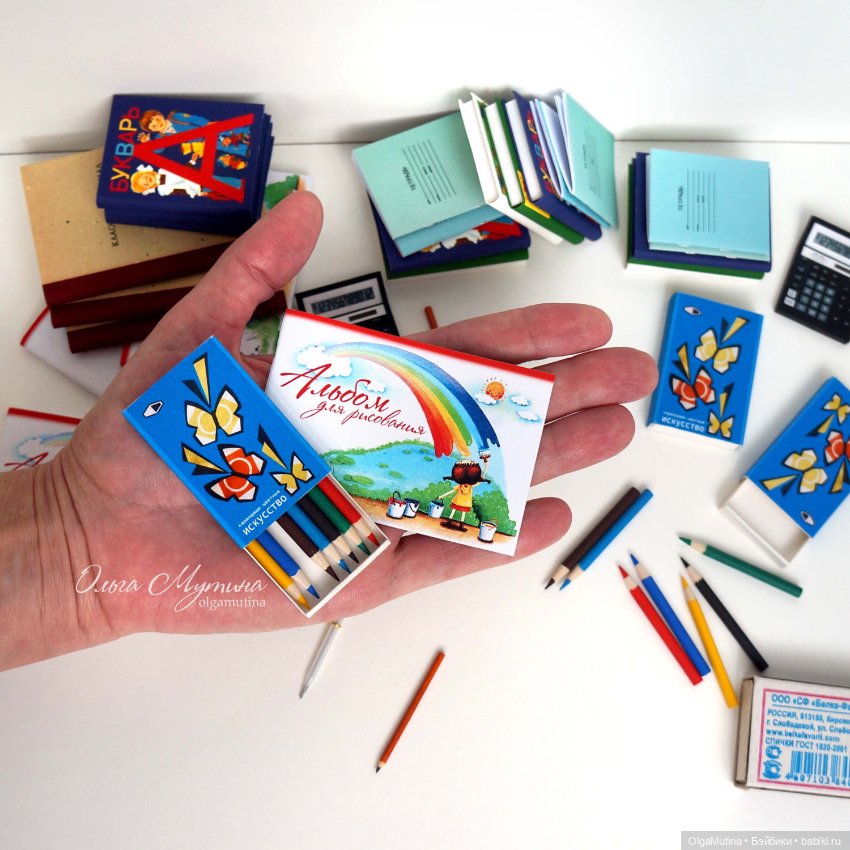 Школьные миниатюры 1:4 — Кукольная миниатюра своими руками: еда