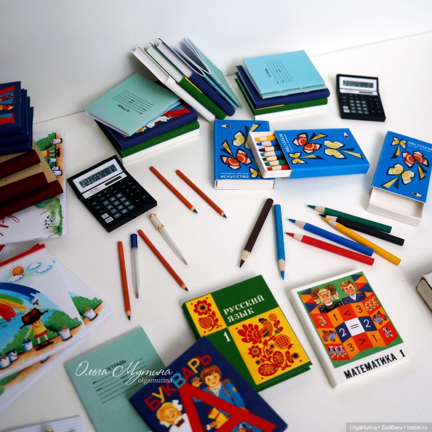 Школьные миниатюры 1:4 — Кукольная миниатюра своими руками: еда (фото 9)