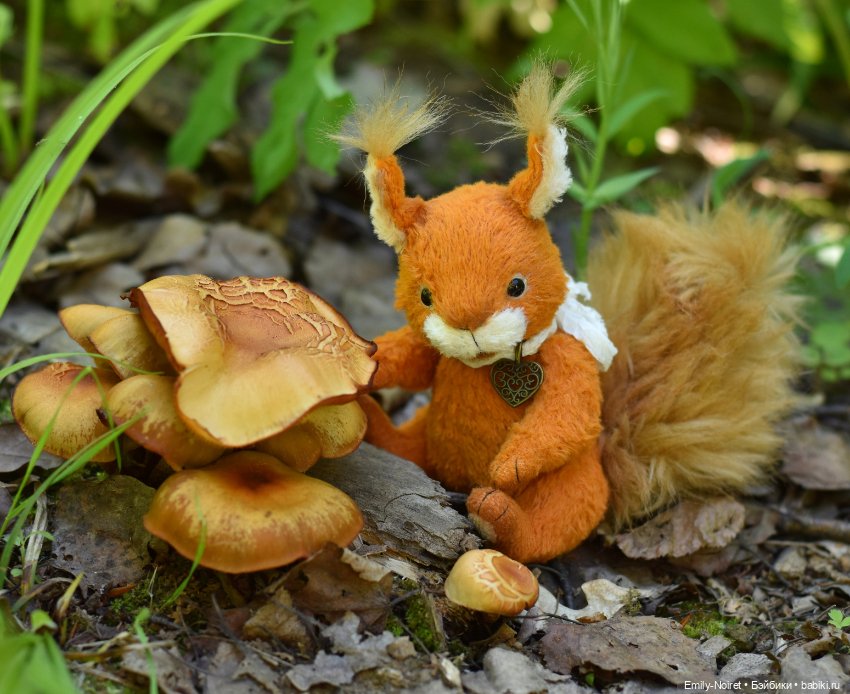 Цветы и грибы — Домашние фото авторских игрушек: Тедди (фото 5)