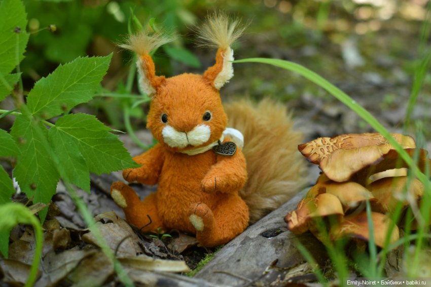 Цветы и грибы — Домашние фото авторских игрушек: Тедди (фото 7)