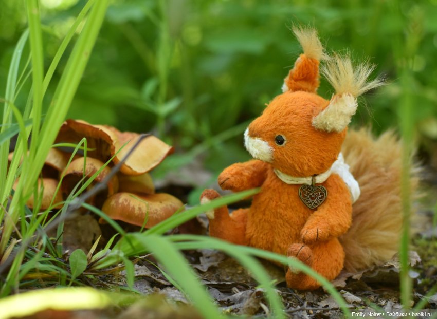 Цветы и грибы — Домашние фото авторских игрушек: Тедди (фото 6)
