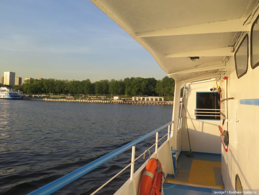 Теплоход Захарково-Северный Речной Вокзал Москва