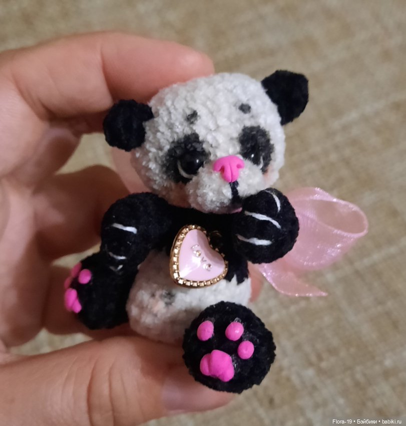 Пандик малютка — Вязаные игрушки и амигуруми: крючком (фото 5)