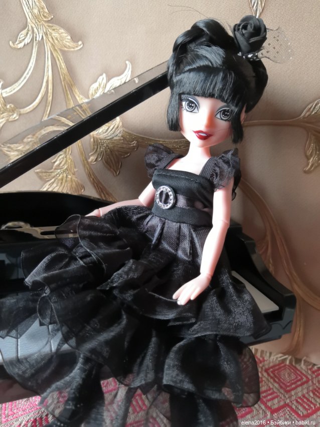 Кукла модель Уэнсдей Аддамс шарнирная 24 см (фото 7)