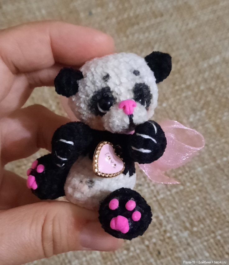 Пандик малютка — Вязаные игрушки и амигуруми: крючком