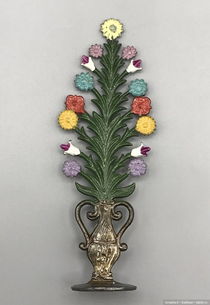 Какие они, цветы для антикварных кукольных домиков (фото 7)