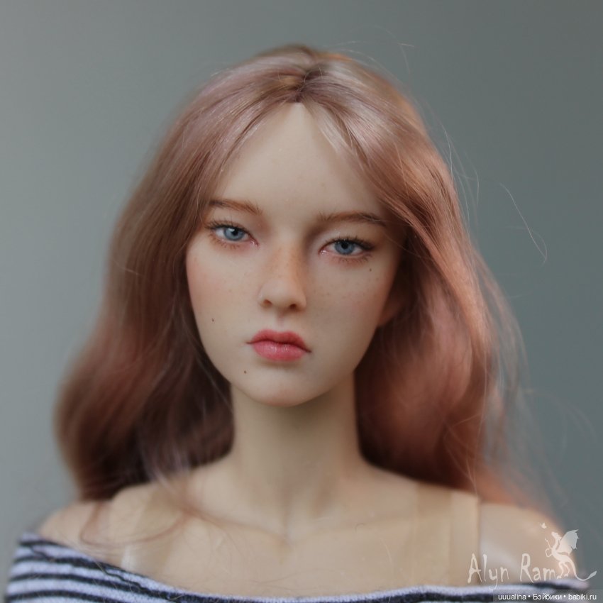 ООАК моего авторства экшен голова 1/6