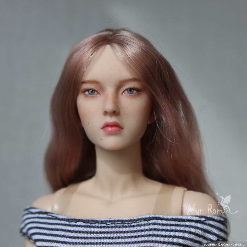 ООАК моего авторства экшен голова 1/6