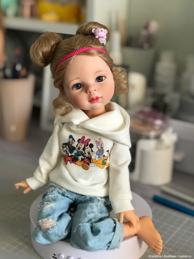 Моя прелесть — ООАК Paola Reina (Паола Рейна) и испанских кукол: перерисовка (фото 4)