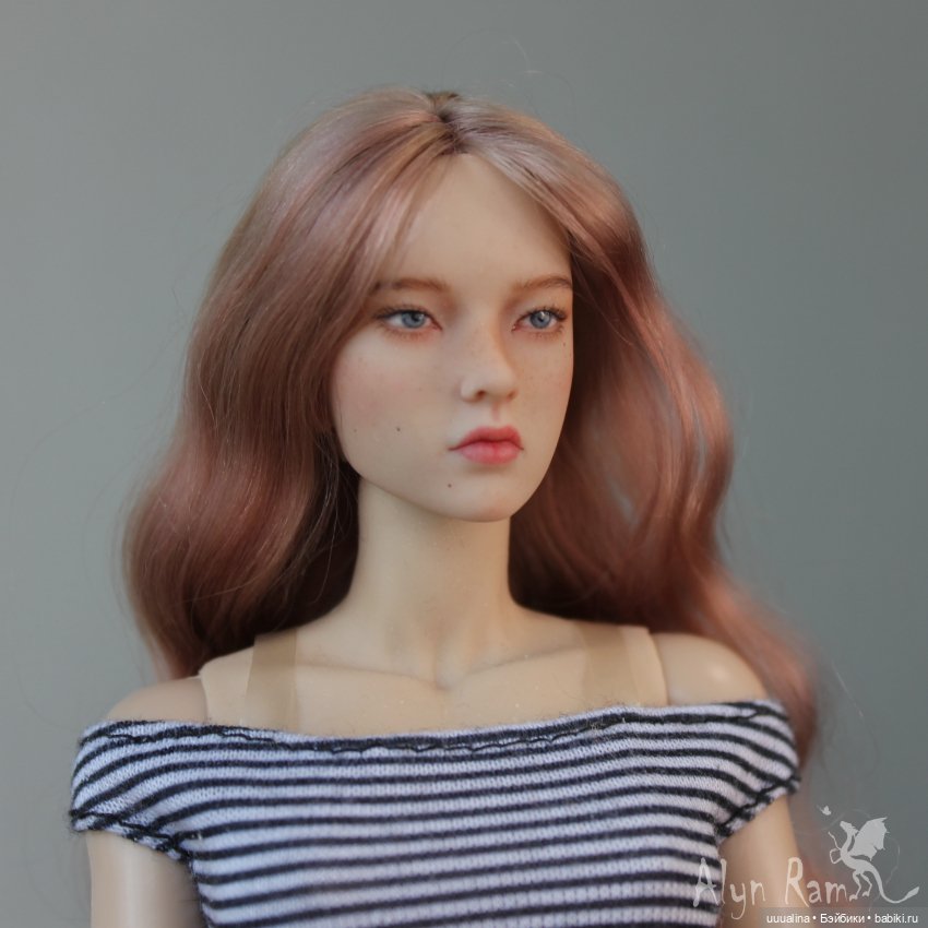 ООАК моего авторства экшен голова 1/6 (фото 9)