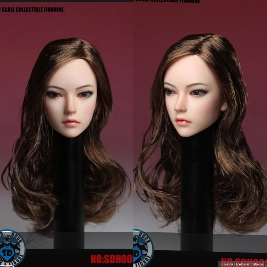 ООАК моего авторства экшен голова 1/6