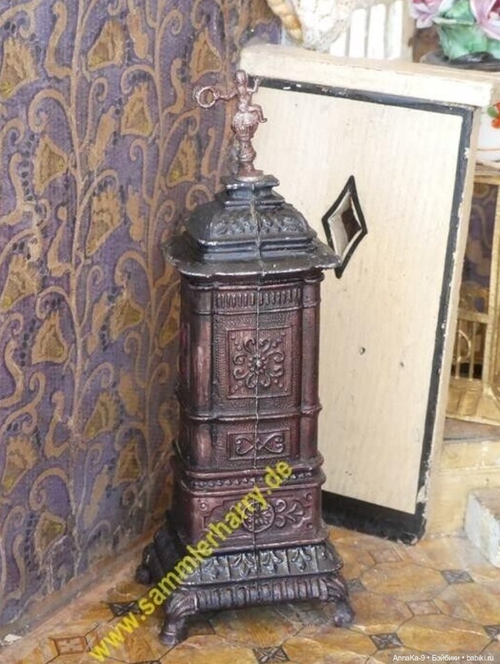 Антикварные печи для кукольных домиков (фото 5)