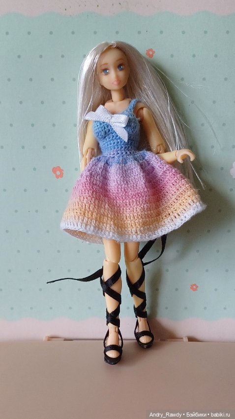 Как просто сделать босоножки кукле (фото 9)