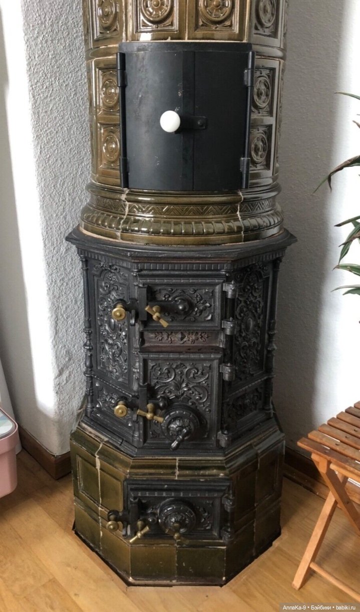 Антикварные печи для кукольных домиков